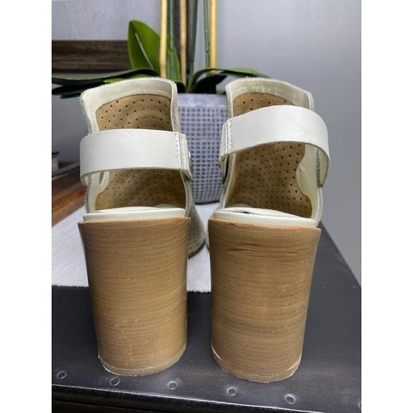 Rag & Bone Leigh Sandal Stucco Suede Womens Size 37.5 - Picture 12 of 14
